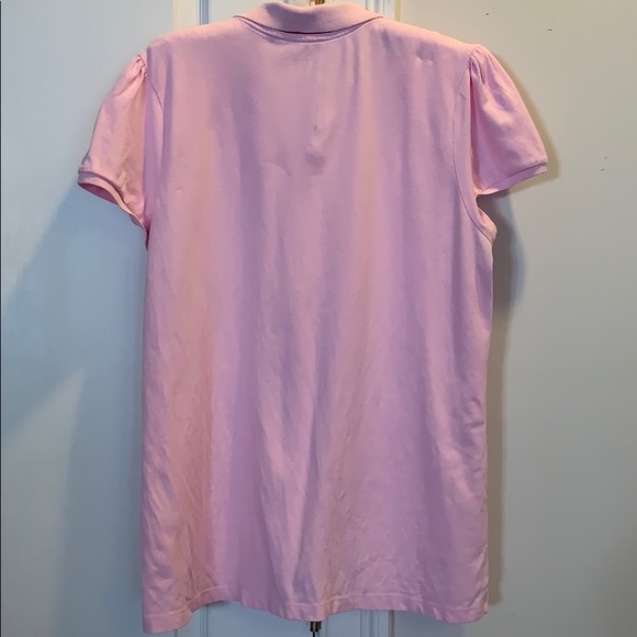 Pink Short Sleeve Polo Shirt XXL Vintage Old Navy - Picture 4 of 8